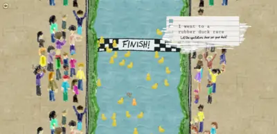 Final version of the duck race